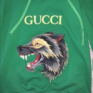 Gucci wolf hoodie